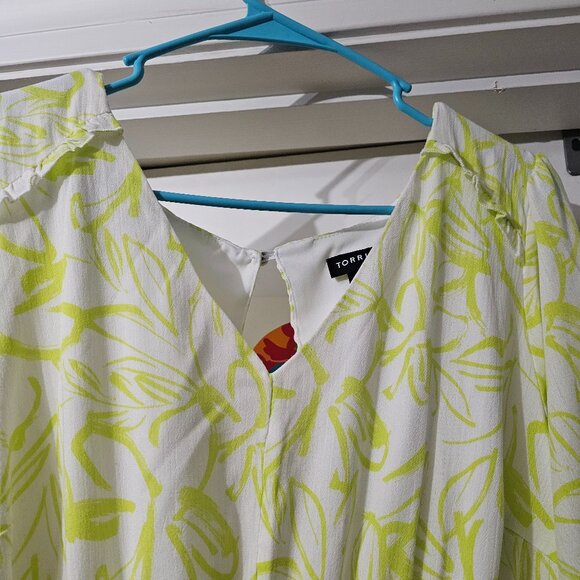 Torrid Mini Gauze Skater Dress - Picture 2 of 11